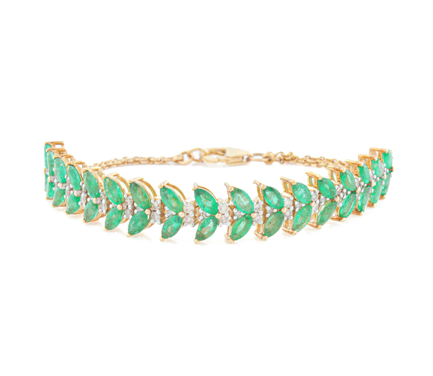 Statement Emerald Green Tennis Bracelet