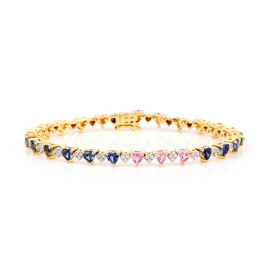 Poetic Gleam Tennis Bracelet