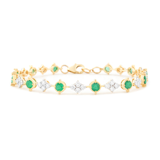 Garden Glow Emerald Bracelet