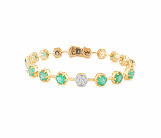 Crown Royal Emerald Bracelet