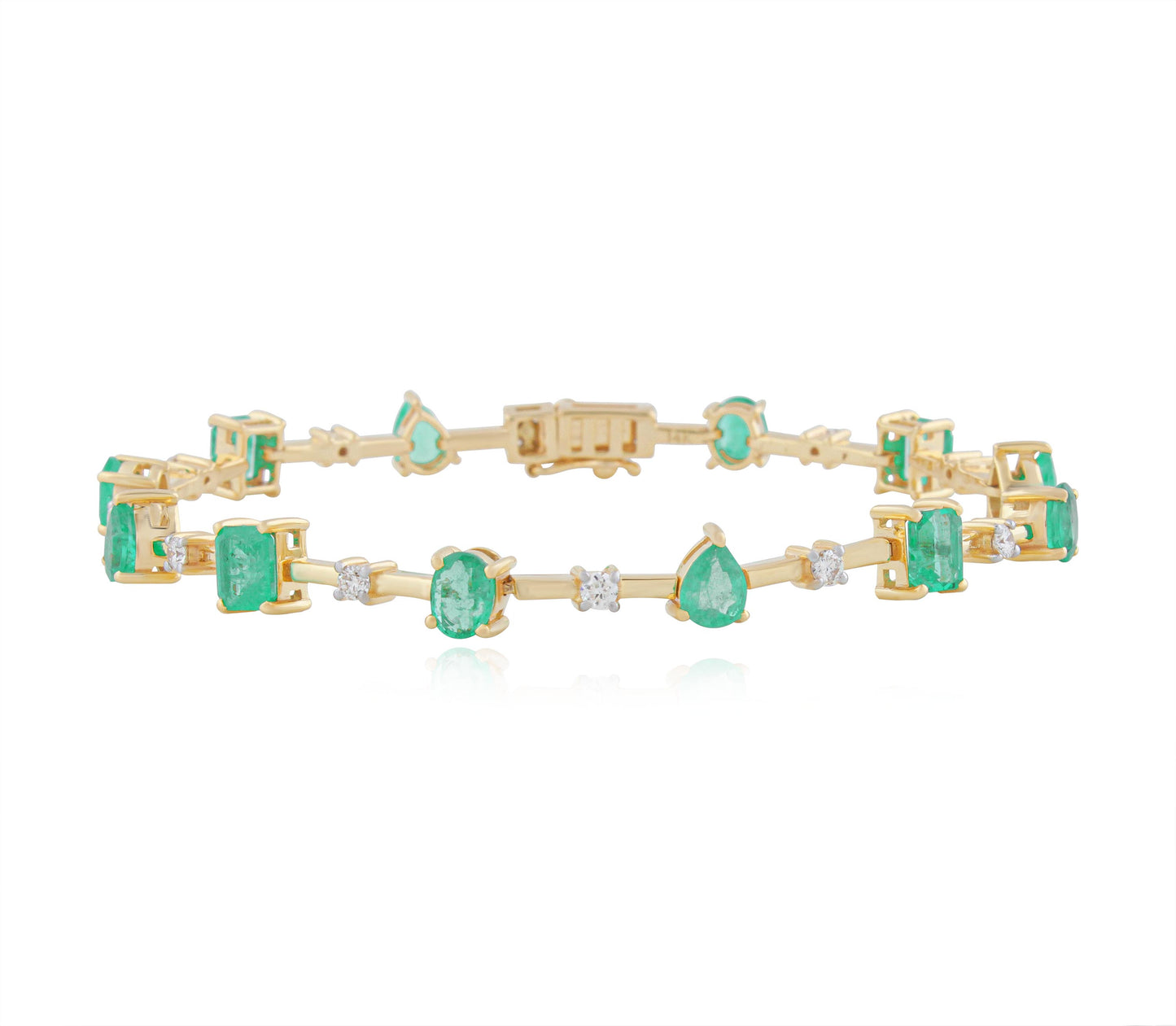 Woven Emerald Bracelet