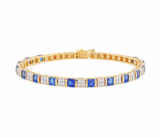 Luxe Blue Sapphire Bracelet