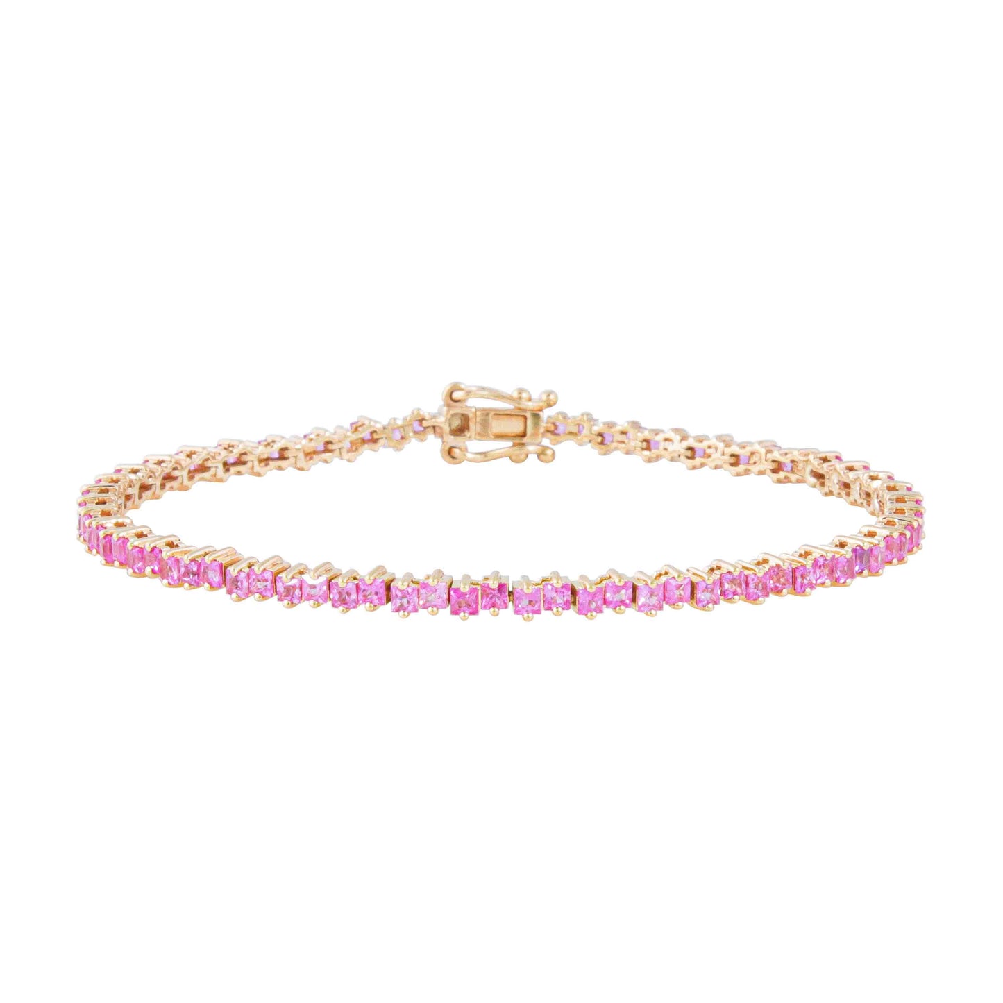 Blush Bloom Pink Sapphire Bracelet