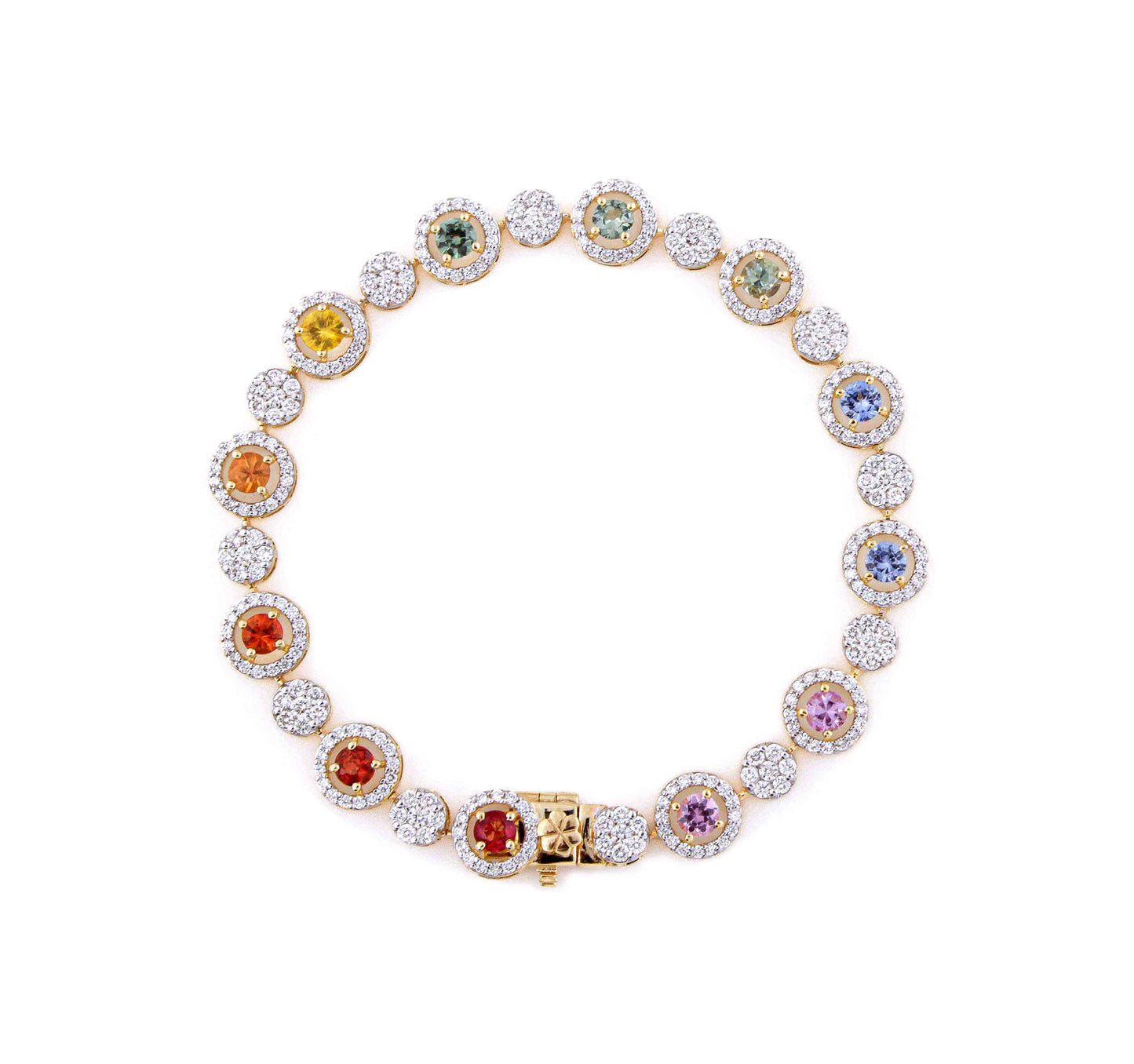 Multistone Woven Bracelet