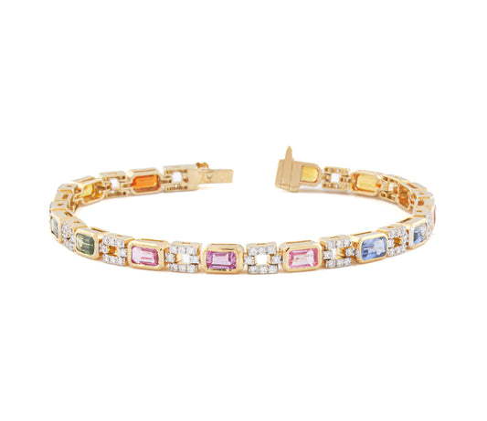 Colour Burst Tennis Bracelet