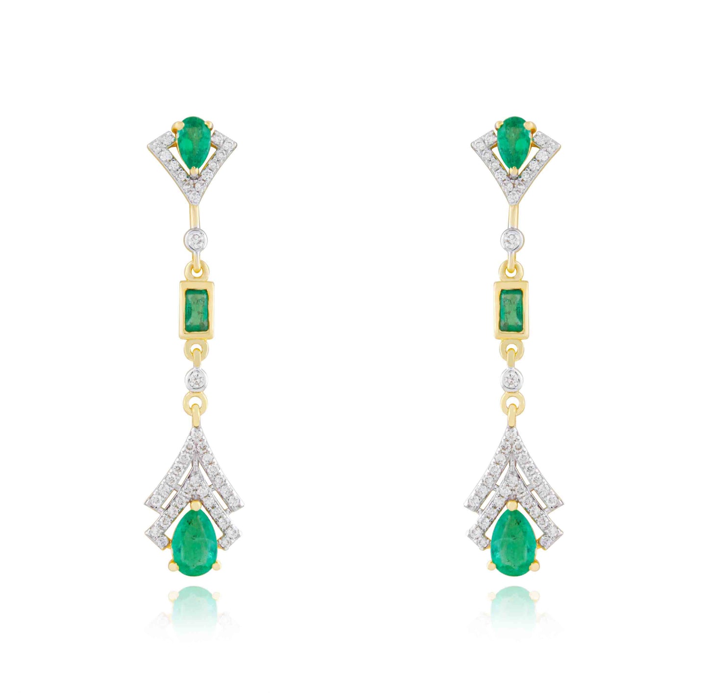 Gracefall Emerald Earrings