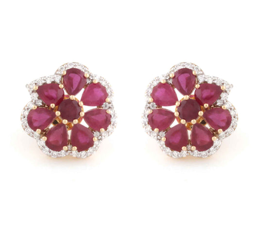 Royal Botanica Ruby Studs