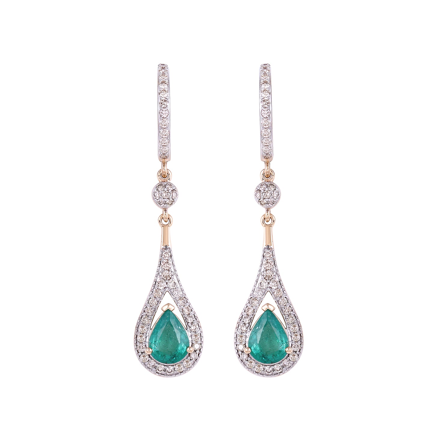 The Empress’s Tear Emerald Earrings