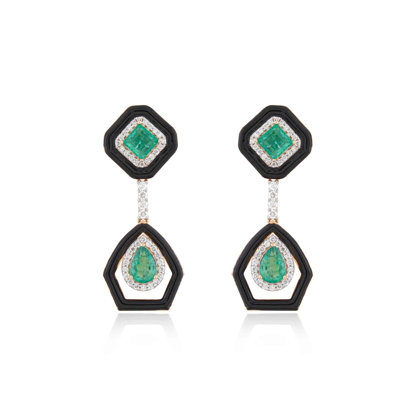 Geometric Emerald and Diamond