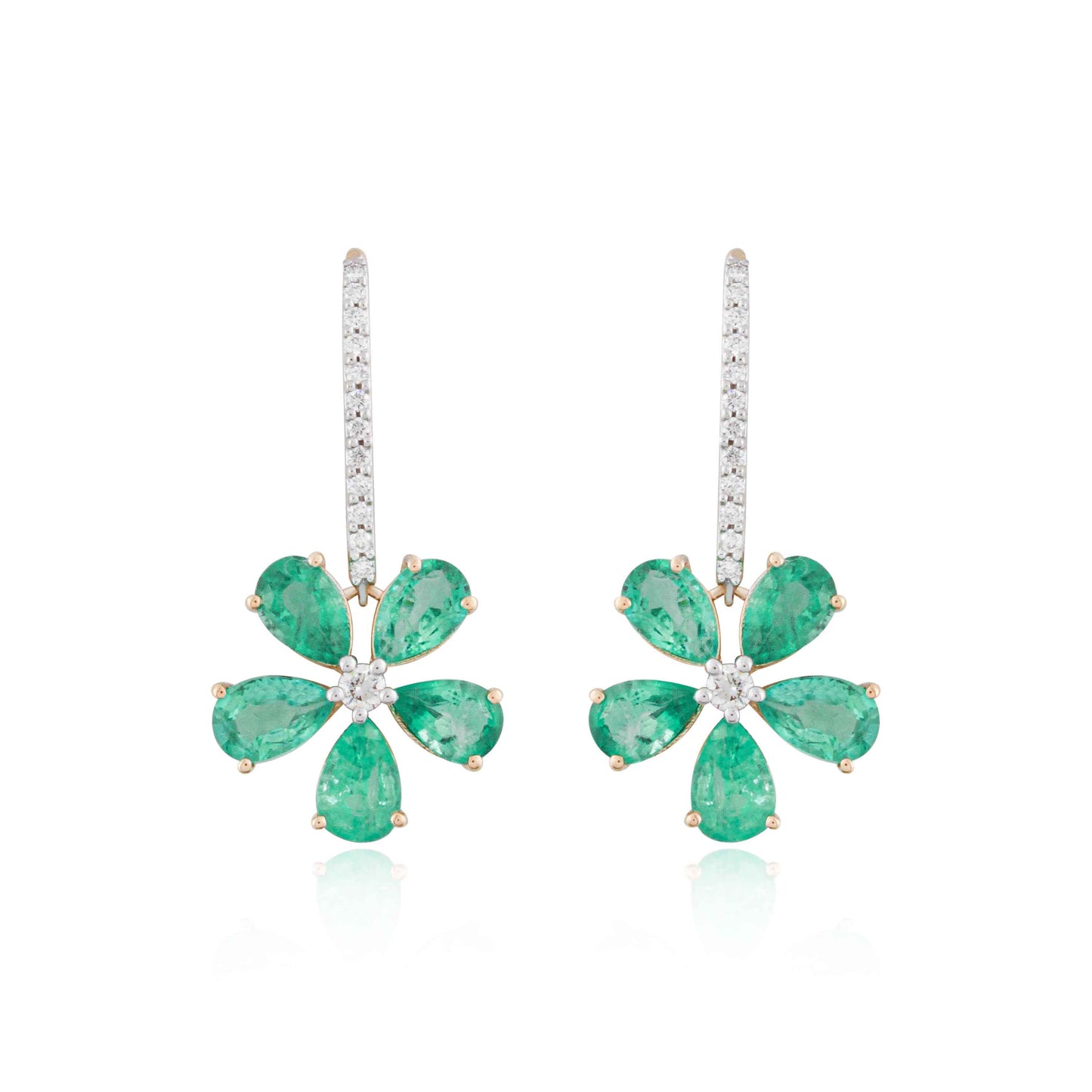 Panna Pankhuri Diamond Earrings