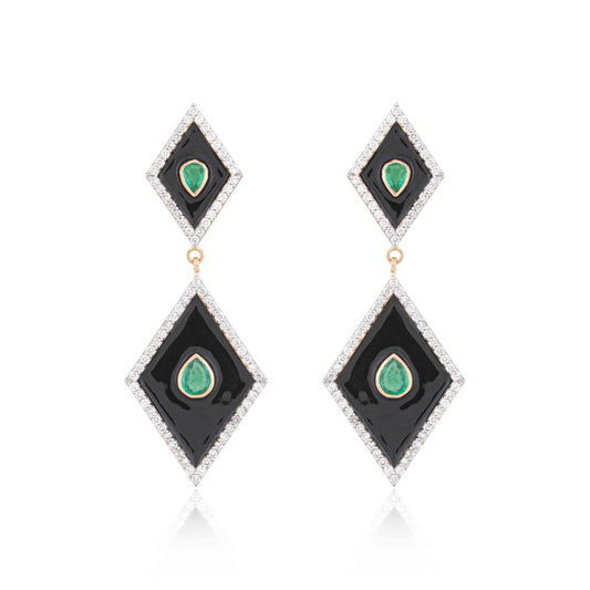 Opulent Grid Earrings