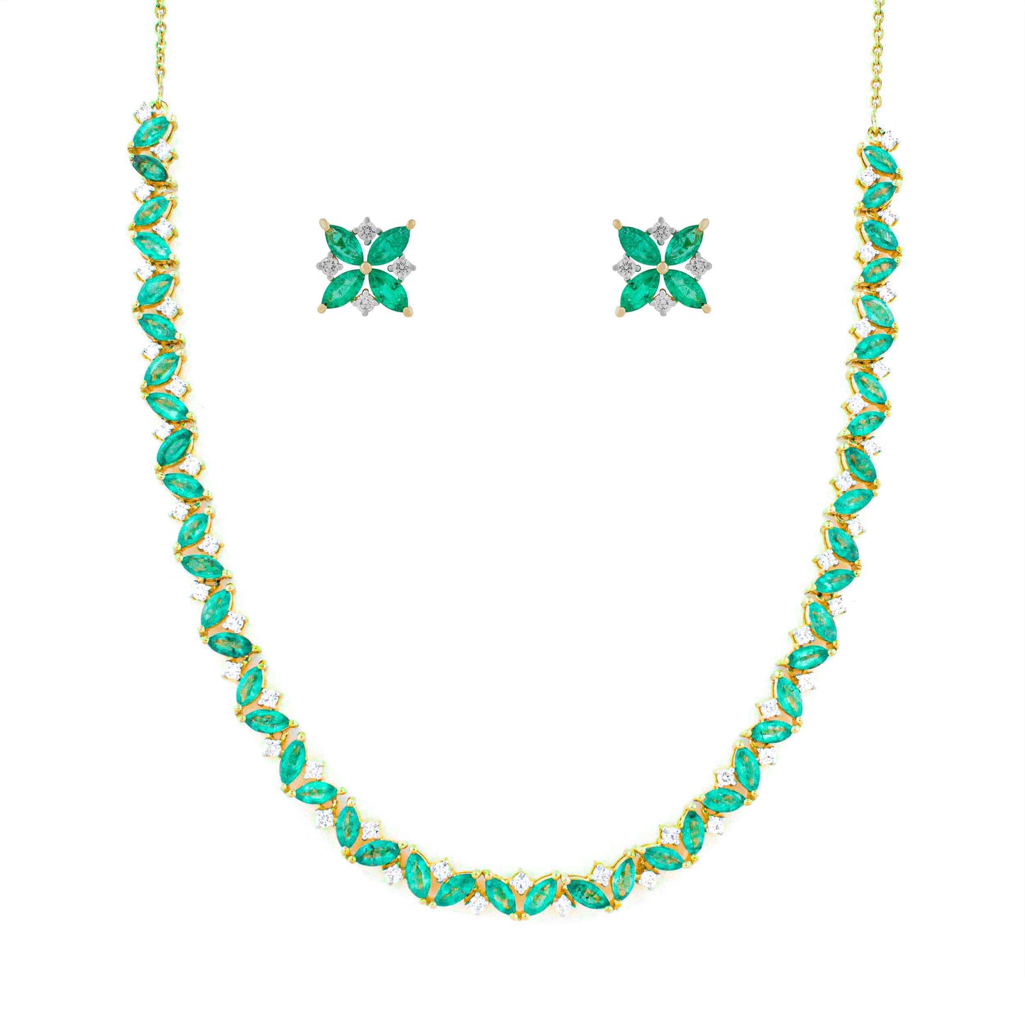 Pristine Emerald Necklace