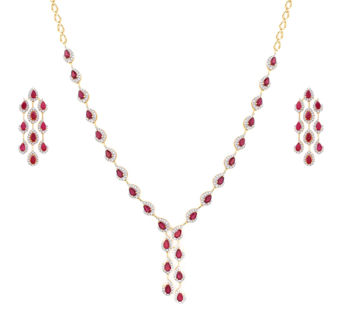 Vine Ruby Necklace