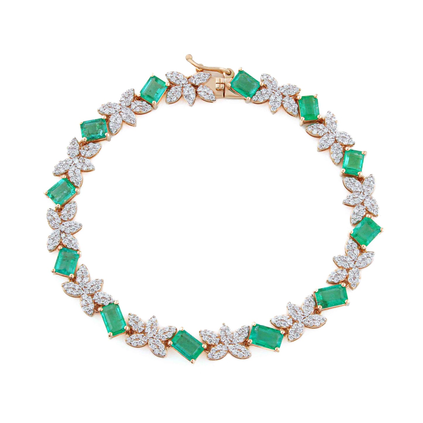 Blooming Emerald Bracelet