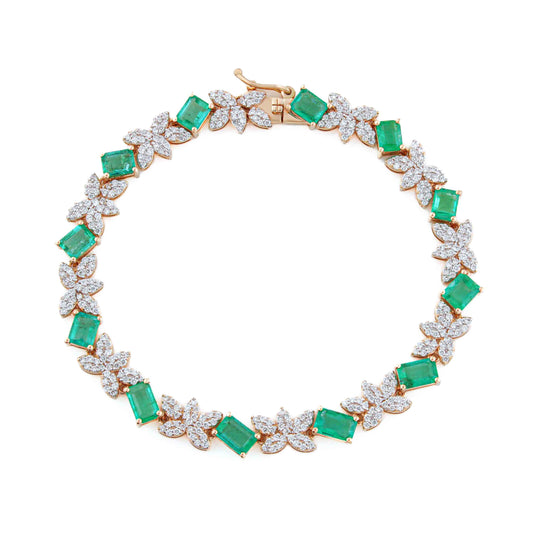 Blooming Emerald Bracelet