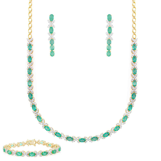 Whisper Vine Emerald Set
