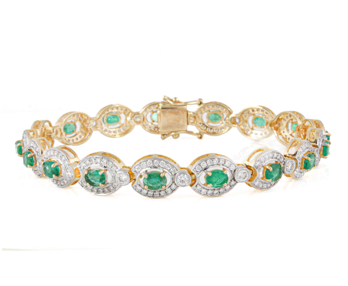 Emerald Cascade Bracelet