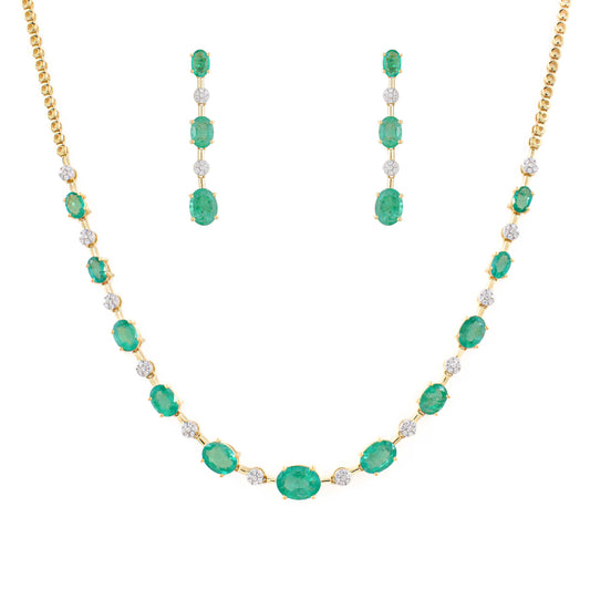 Emerald Glow & Diamond Spark Set