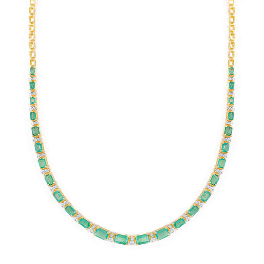 Emerald Linea Necklace