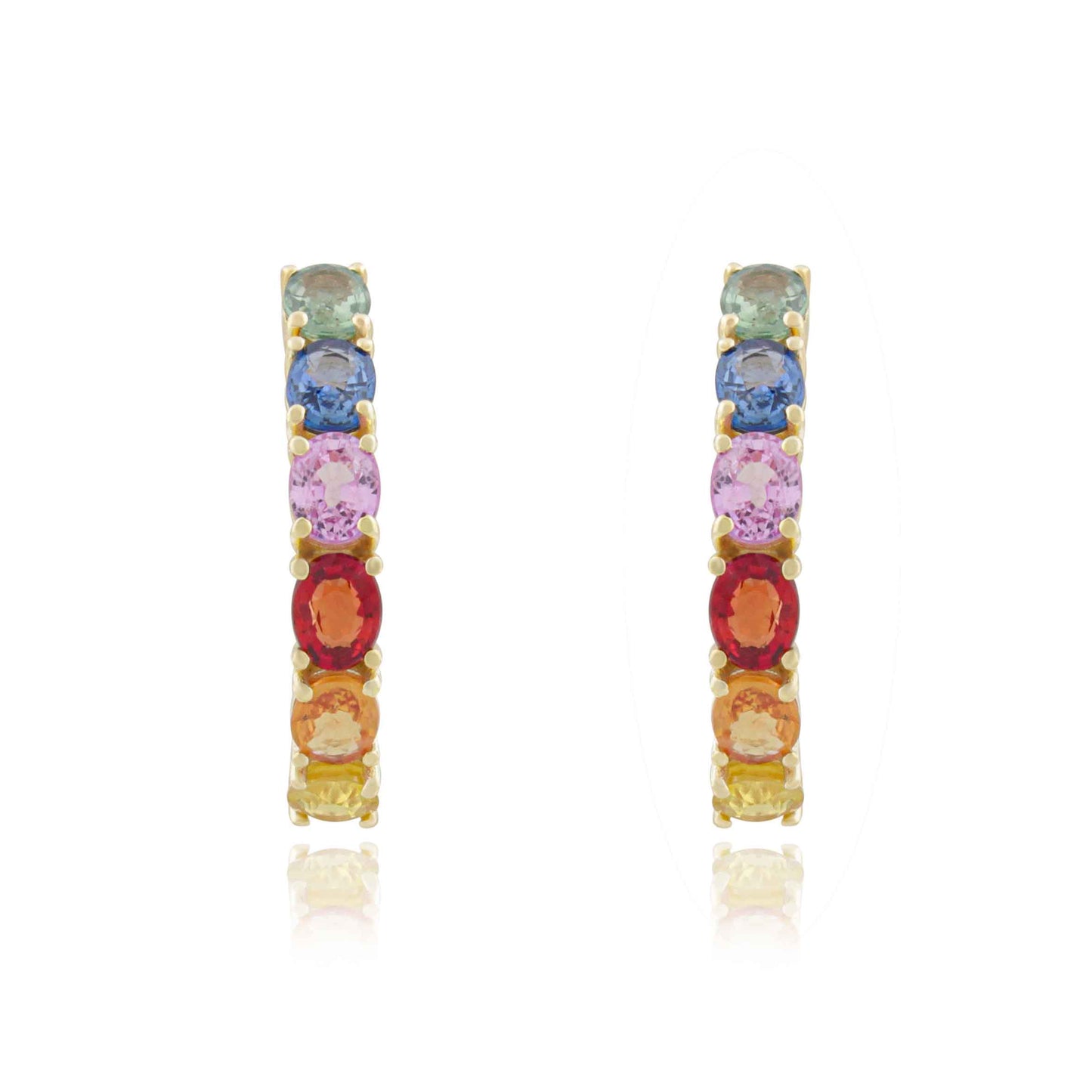 Tropical Spark Hoop Earrrings