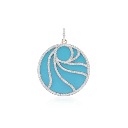 Ocean Swirl Pendant