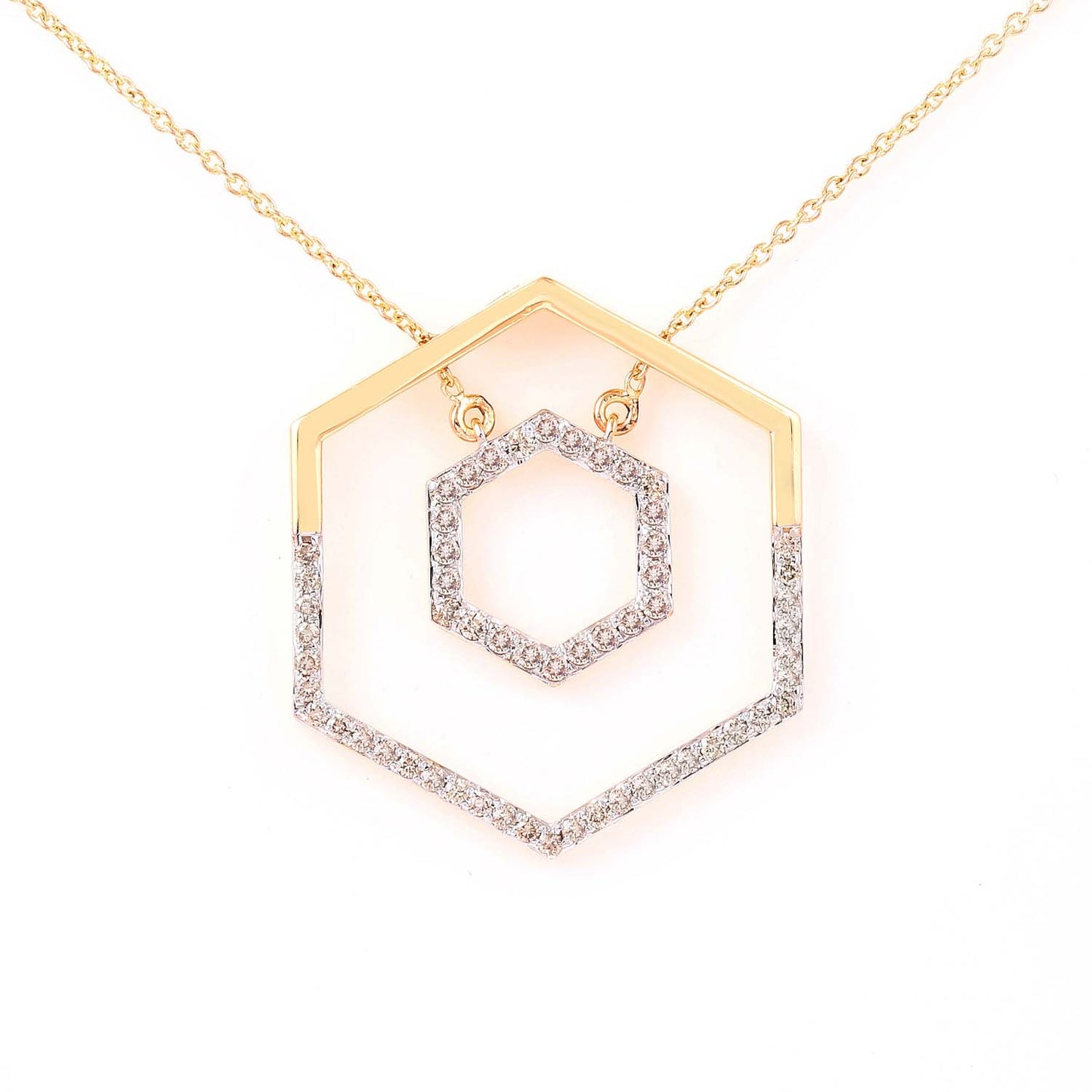 Honeycomb Charm Pendant