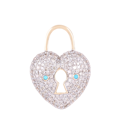 Heartlock Charm Pendant