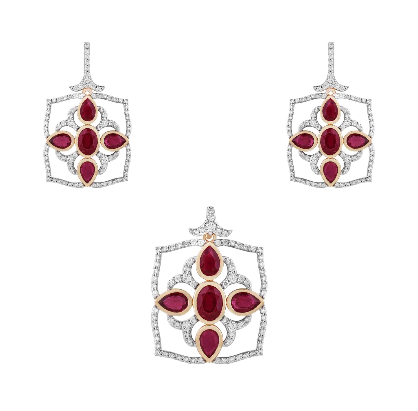 Ruby Raga Earrings