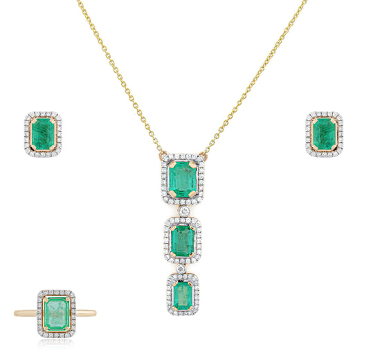 Gemfall Emerald Set