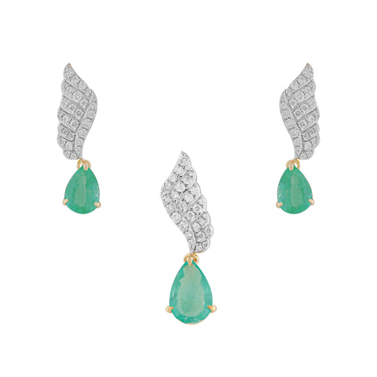 Emerald Whirl Charm