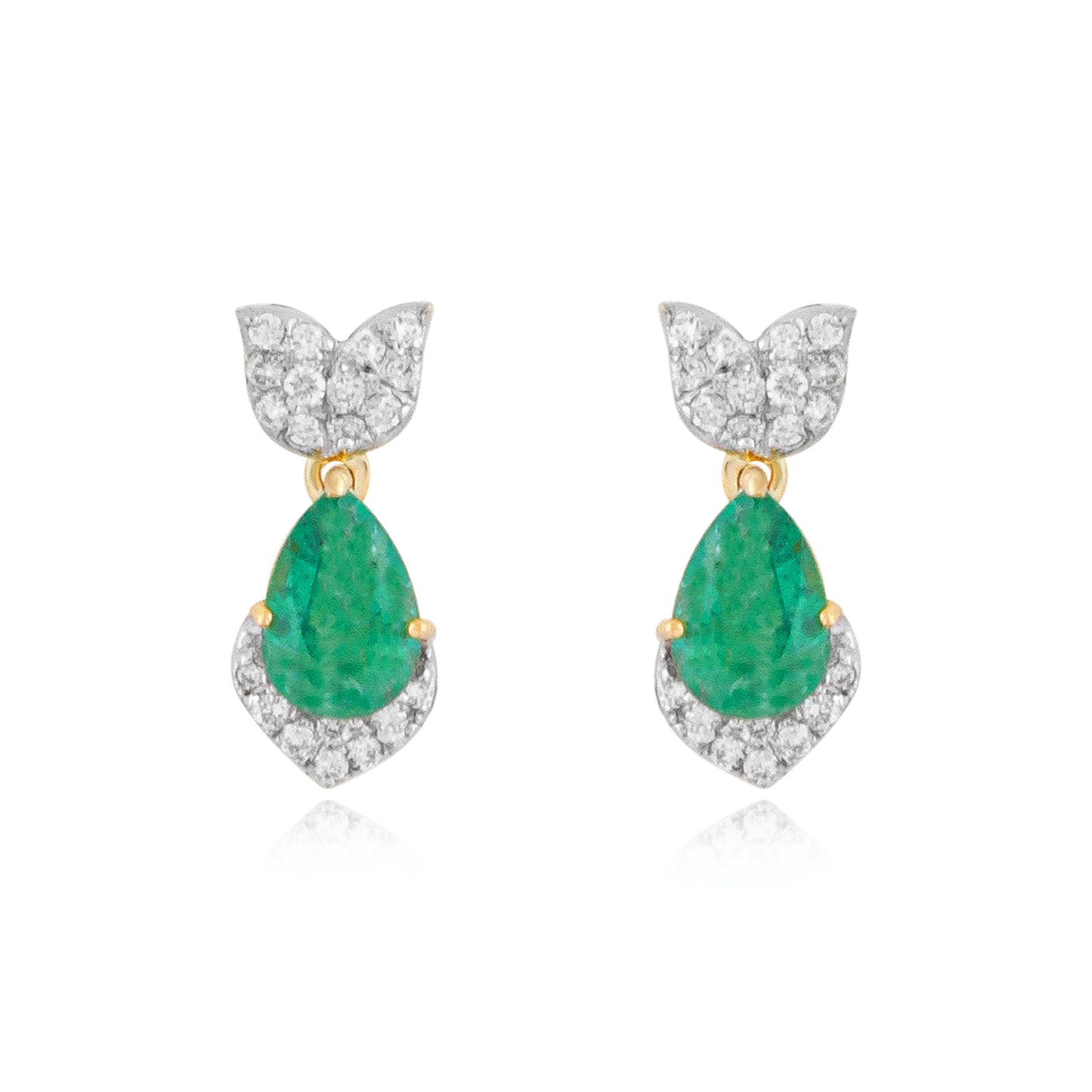 Teardrop Emerald Elegance Set