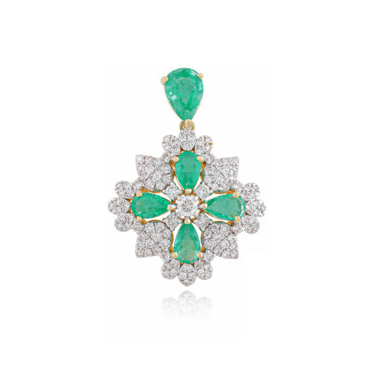 Emerald Crest Star Pendant