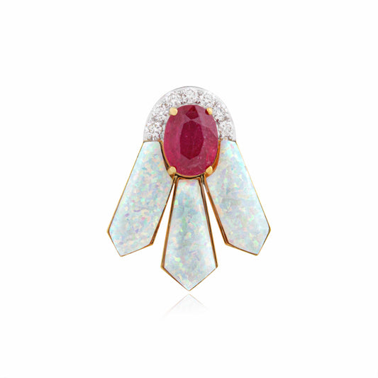 Crimson Angel Pendant