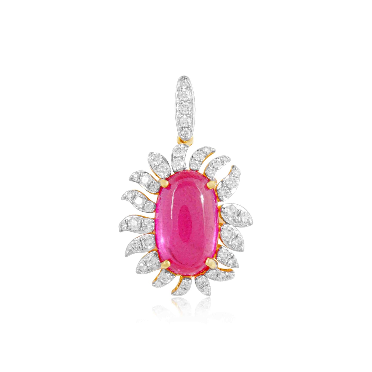 Blushing Halo Pendant