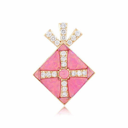 Crimson Crest Pendant
