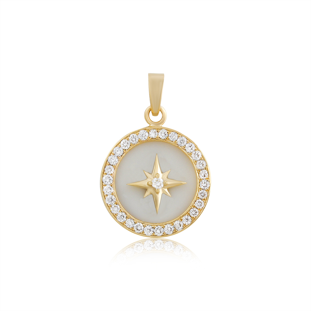 Frosted Charm Pendant