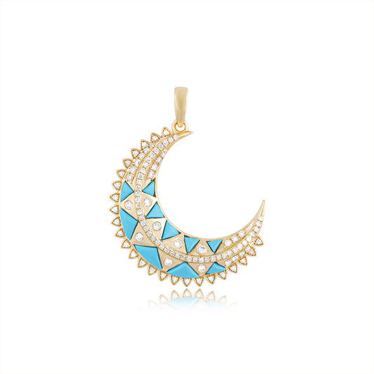 Celestial Crescent Pendant