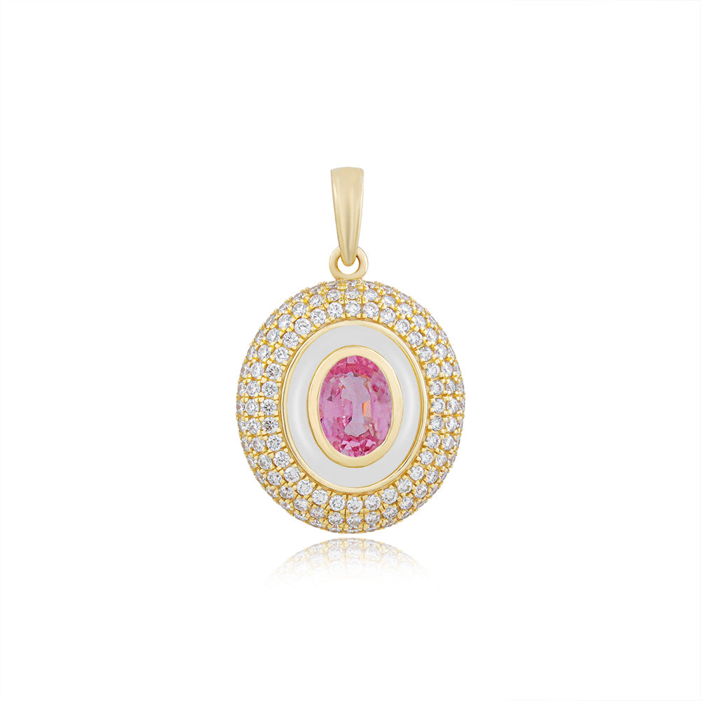 Rose Orbit Pendant