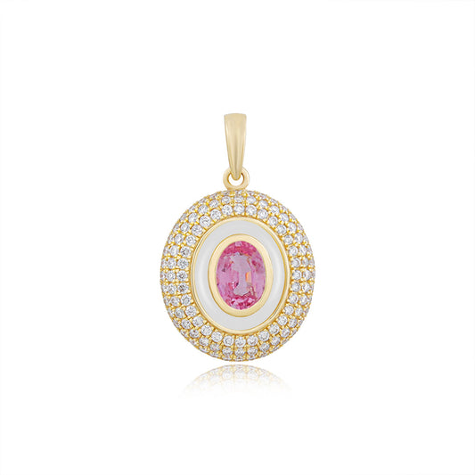 Rose Orbit Pendant