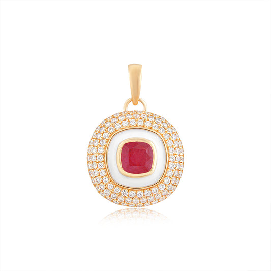 Ruby Orbit Pendant
