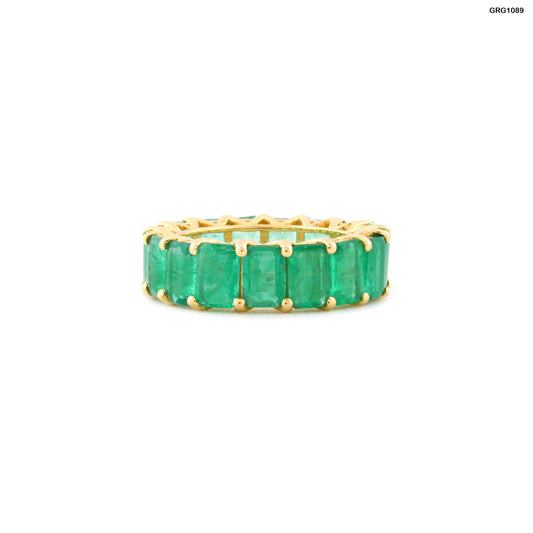 Verdant Emerald Ring