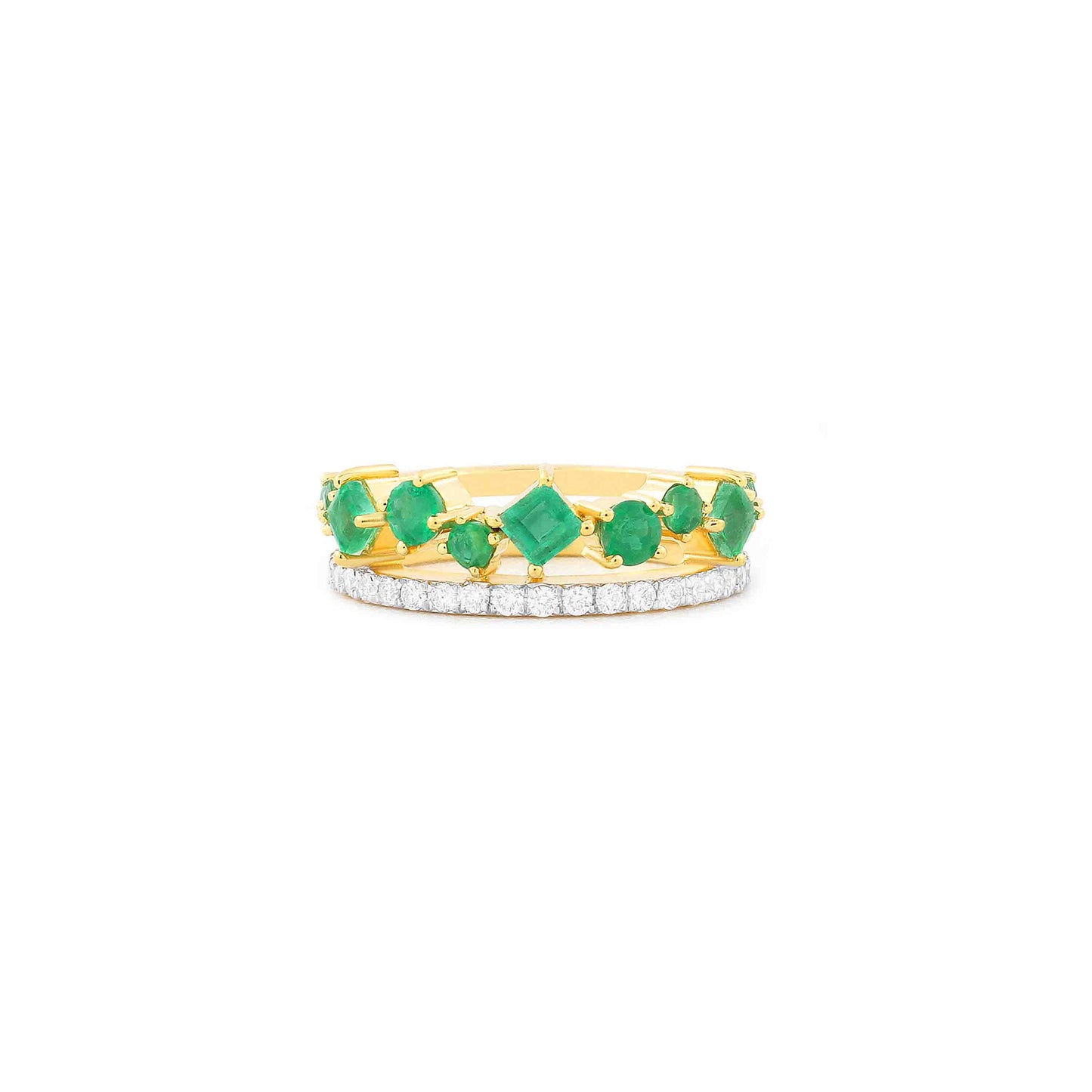 Emerald Spark Ring