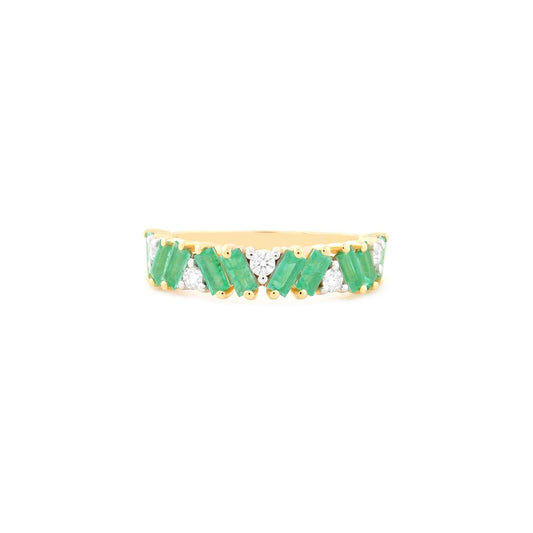Emerald Array Ring