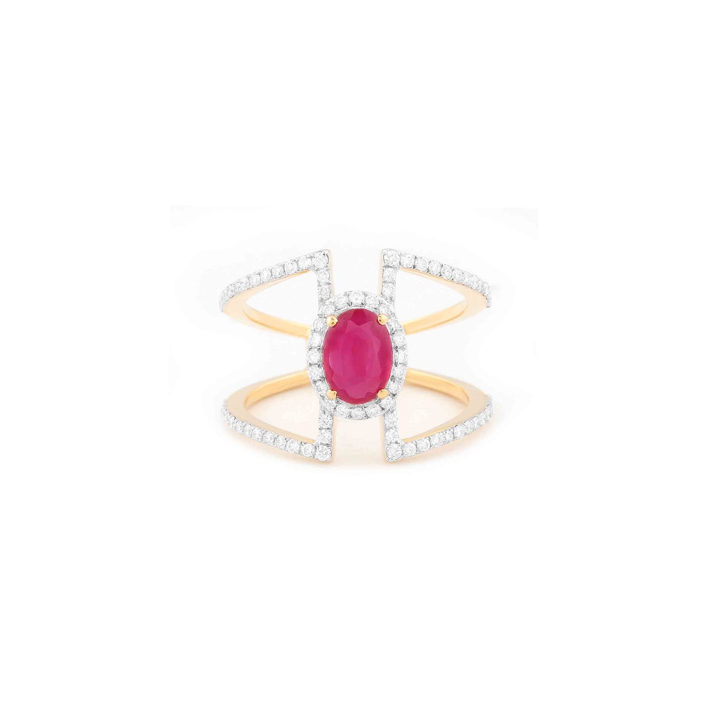 Ruby Bloom Ring