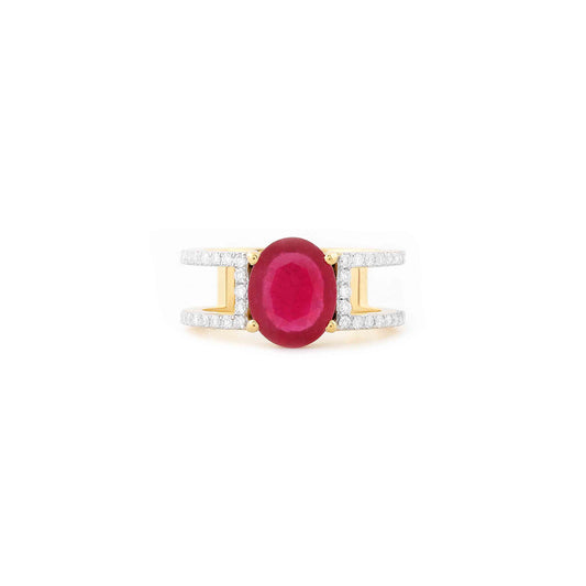 Scarlet Spark Ring