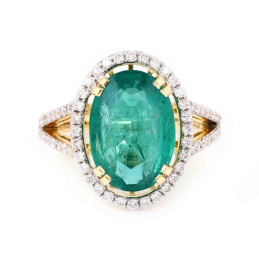 Elysian Glow Emerald Ring