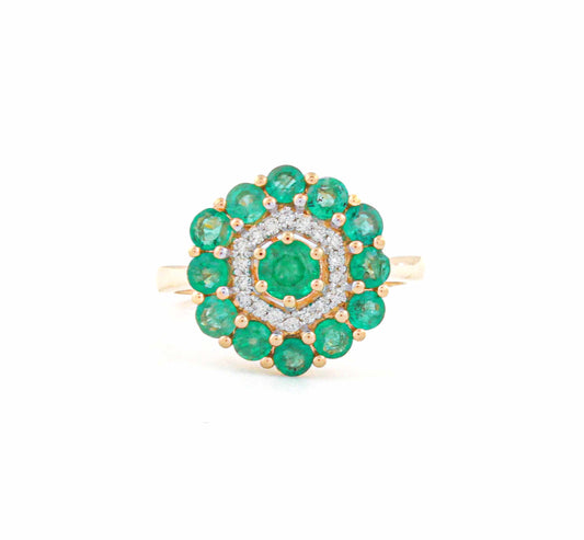 Regal Emerald Ring