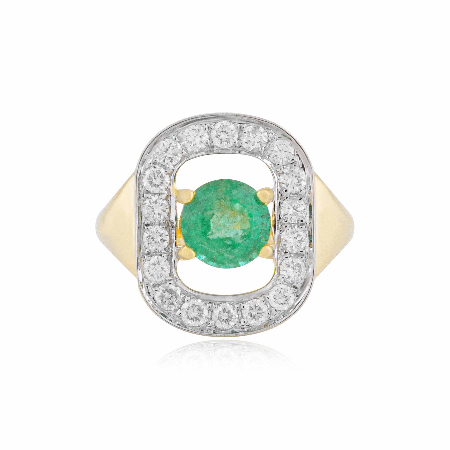 Panna Jharokha Geometric Openwork Ring