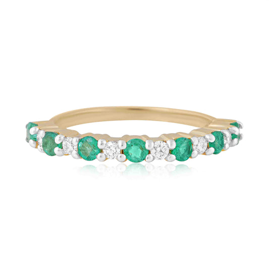 Subtle Spark Emerald Ring