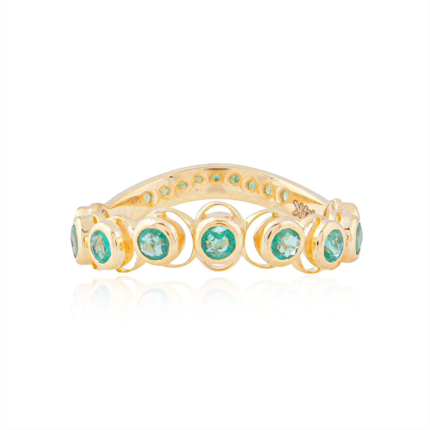 Willow Crest Emerald Ring